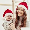 Party Hats Christmas Santa Claus Red Knitted Parent-Child Hat Cap Costume Decoration For Kids Adt Drop Delivery Home Garden Festive S Dh3Gk