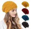 Women Men Winter Warm New Hats Cable Knit Fleece Lining Ski Skull Cap Slouchy Thick Caps Outdoor Sport Wool P-letter Unisex Designer Fashion 2023