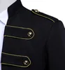 Mens Jackets Long Jacket Coats Groom Wedding Clothes Prom Singer Dancer Performance Stage King Prince Costumes Uniform Stand Collar Coat 230905