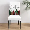 Housses de chaise, couvre-chaise, arbre de noël, léopard, flocon de neige, 4/6/8 pièces, étui élastique en spandex pour mariage, Banquet, salle à manger