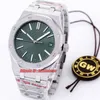 GW Factory Watches GWF V2 15510 50e verjaardag zelfopwindend 41MM Cal.4302 automatisch herenhorloge groene wijzerplaat roestvrijstalen armband herenhorloges