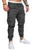 Herrbyxor mode mens last jogger smal fit byxor streetwear mager casual byxa män hip hop harem penna man 230906