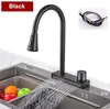 Kitchen Faucets Faucet Waterfall Sink Cold Water Tap Single Hole Stainless Steel Accessories