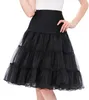 Skirts Traditional Knee-Length For Wedding Three Hoops Underskirts Western Party Crinoline Colorful Petticoats Size