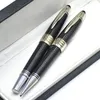 Limited edition John F. Kennedy Black Carbon fiber Rollerball pen Ballpoint pen Fountain pens Writing office school supplies with JFK Serial Number High quality