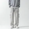 Män s byxor streetwear svart män harem joggers män last 2023 hip hop casual fickor svettbyxor manliga överdimensionerade modbyxor 230906