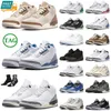 designer 3s jumpman 3 basketball shoes Palomino White Cement Reimagined Wizards Fire Red Black Cement Lucky Green Neapolitan men women trainers sports sneakers