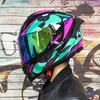 Casques de moto Casque intégral pour la course de motocross avec pare-soleil intérieur DOT Casco De Moto Capacetes