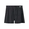 Mutande da uomo Intimo di cotone Boxer Pantaloncini Rigonfiamento Plus Size Rimovibile Peni Bugle Pouch Pantaloni da notte Boxer