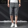 Jeans pour hommes Casual Denim Shorts Hommes Slim Stretch Droit Style Classique Bermuda Plage Court Mâle Genou Longueur Pantalon Court