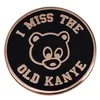 Kanye West Gradation Bear Dropout Enamel Pin Odznaka moda Hip Hop Street Brooch Akcesoria