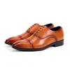 Модельные туфли, мужские классические кожаные туфли в британском деловом стиле, мужские туфли дерби в стиле ретро, офисные туфли на плоской подошве, мужские оксфорды для свадебной вечеринки, размер ЕС 3748 230905