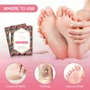 Rose Foot Mask Cover Patch Mild Exfoliation Calluses Cutin Beauty Moisture Drainage Improve Sleep Slimming