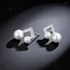 Boucles d'oreilles IL bijoux mode coréenne Chic perle diamant Mini pour femmes Traf Zevity bureau OL dame dans la boucle d'oreille