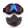 Ski Goggles Mężczyźni Kobiety Maska snowboardowa Skocz Snowmobile Goggle Windproof Motocross Ochronne okulary ochronne Gogle z filtrem ust 230905