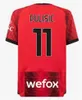 IBRAHIMOVIC 23 24 LOFTUS-CHEEK camisetas de fútbol GIROUD DE KETELAERE RAFA LEAO PULISIC THEO camiseta de fútbol especial cuarto hombres niños kit uniformes 2023 2024 Versión para fanáticos