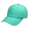 Breda breim hattar hink hattar damer mint grön ostrukturerad baseball mössa tvättad bomull 6 panel boll mössa retro kvinnors hattar neon gul neonrosa 230905