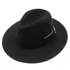 Cappelli a tesa larga Cappelli a secchiello Cool Black Zipper Fedora Vintage Donna Donna Floppy a tesa larga in feltro di lana Fedora Cappello a cloche 230905