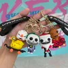 6 Styles Cute Anime Keychain Charm Key Ring Lovely Christmas Eve Surprise Doll Chihiro Couple Students Personalized Creative Valentine's Day Gift DHL