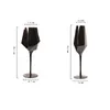 Wine Glasses Creative Shape Red Glass Phnom Penh Simple Pure Black Crystal Goblet Champagne Water Cup Kitchen Drinkware