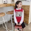 Pullover baby sweaters girls clothes tops Hand crafted cartoon embroidery knitting vest wool blend soft sweater 230905