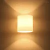 壁のランプ中国の固体木材LEDライトクリエイティブ木製照明フロストガラスベッドルーム /ベッド通路廊下ポーチE27 AC90-260V