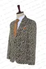 Abiti da uomo 2023 Leopardo Uomo Slim Fit Casual Quotidiano monopetto Cappotto Mutanda Design Ultimi fumatori Giacca sportiva 2 pezzi Trouse