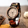 Wristwatches Wooden Couple's European American Original Quartz Mechanical Watch Creative Calendar Clock Luminous Reloj Hombre Orologio