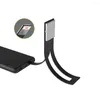Tischlampen Tragbare LED faltbare Lesebuchleuchte mit abnehmbarem flexiblem Clip USB wiederaufladbare Lampe für Kindle-Reader
