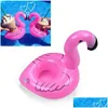 Party Favor Décoration Porte-gobelet flottant Anneau de bain Jouets d'eau Bateaux de boissons Piscine pour bébé Porte-gobelets gonflables Bar Beach Coasters Dhtmn