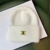 Novo chapéu de lã de cabelo de coelho gorro de designer infantil outono e inverno versátil chapéu de malha pulôver quente chapéu frio