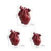 Jarrones Florero de corazón Olla seca Florero de arte Estatua humana Florero Contenedor Anatomía simulada Florero de corazón Regalo decorativo Florero Regalo del día de San Valentín 230906