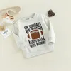 Hoodies Sweatshirts -09-02 Lioraitiin 0-6Years Toddler Kids Girl Boy Sweatshirt Ball Season Daddy Mommy Letters Football Print Pullover Tops 230905