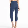 Leggings para mujer Mujeres Cintura alta Capris Deportes Gimnasio Sexy Control de barriga Super Calidad 4 Way Stretch