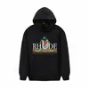 Erkekler ve Kadınlar Motorpsycho Rhudes Racing Hoodie Moda% 100 Pamuk Sokak Giyin