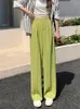 Women's Pants Summer Autumn For Women High Waist Straight Suit Casual Office Lady Fashion Elegant Trousers Female