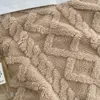 Couvertures d'emmaillotage 2 côtés couverture à carreaux doux épaissir laine polaire couvertures chaudes pour adultes enfants canapé-lit couverture en peluche hiver jeter couvre-lit pour lits 230905