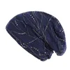 Beanie Skull Caps Summer Beanies For Women Cotton Stretch Turban Hat Thin Lace Breathable Cap Cross Bonnet Chemo L04061305N