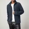 Herrenjacken Herren Winter Fleecejacke Parka Herbst Sport Winddicht Lässig Verdickter Warmer Bomber Plus Size Reißverschluss Oberbekleidung Mäntel