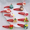 Multistyle Santa Claus Hair Clips Women Girl Snowman Christmas Tree Barrettes Christmas Hair Accessories