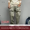 Calças masculinas japonês streetwear grandes bolsos casuais sweatpants homens harajuku na moda corredores coreano hip hop esporte ao ar livre calças masculino