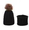 Beanie/Skl Caps Sjaal Hoed Handschoen Sets Voor Mutsen Kinderen Kinderen Winter Warm Ontwerp Pom Drop Levering Otcxk