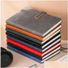 Notepads Wholesale Journal Notebook A5 B5 Pu Leather Er With Magnetic Closure College Red Notebooks For School Drop Delivery Office Ot9Vj