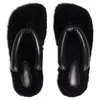 Slippers 2023 Autumn And Winter Wool Fashion Comfortable Leisure Warm Solid Color Light Mouth Flip-flops Flat With