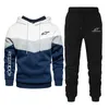 Men's Tracksuits 202 en's Brand Autumn and Winter Sportswear Fitness Wear Running Suit 2 Sets Casual Fashion Hoodie 230906