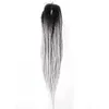 Bulks de cabelo humano qp cabelo deusa dreadlocks locs crochê cabelo sintético pré esticado trança cabelo de dread locks pontas duplas 230906