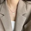 Love Necklace INS Women's New Korean Edition Simple Elegant, Small and Popular Design Sense, Collar Chain Trend