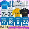 4XL 23 24 Napoli Futebol Jerseys Maglietta OSIMHEN INSIGNE 2023/2024 Nápoles Politano Di Lorenzo MAGLIA MERTENS VERDI MILIK KVARATSKHELIA Homens Kit Infantil Camisas de Futebol