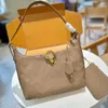 Sac Sport Torba 2-częściowa torebka retro-chycka damska luksusowa torba sznurka z zdejmowanym zamekami e-torebka wdzięczna wytłoczona prawdziwa skórzana torba torebka torebka