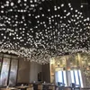 Kronleuchter Benutzerdefinierte Stern Kristallkugel Hängende Lichtkunst Restaurant Net Red Cafe Duplex EL Dekoration Projekt Kronleuchter